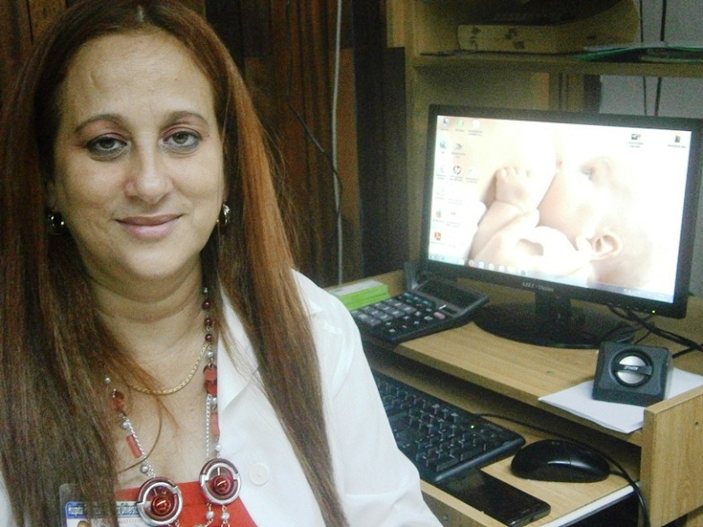 Samanta, Mauricio y Robertico, estampan servicio de hospital cienfueguero