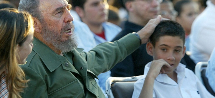 Elían and his Close friend Fidel Castro Elían and his Close friend Fidel Castro