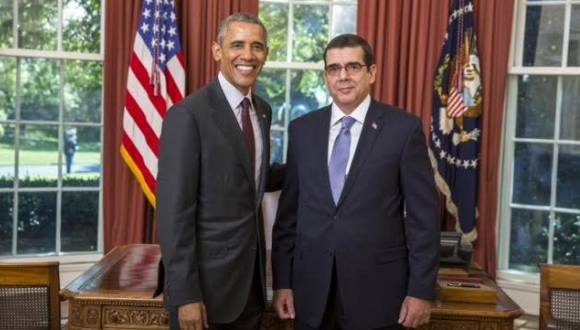 Entrega embajador cubano Cartas Credenciales a Barack Obama 