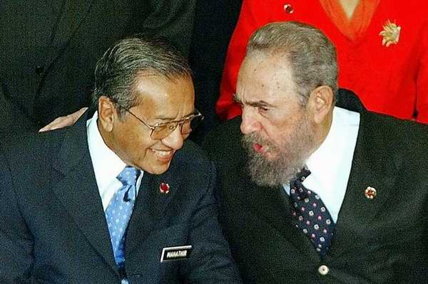 Rinde tributo a Fidel ex primer ministro malasio 