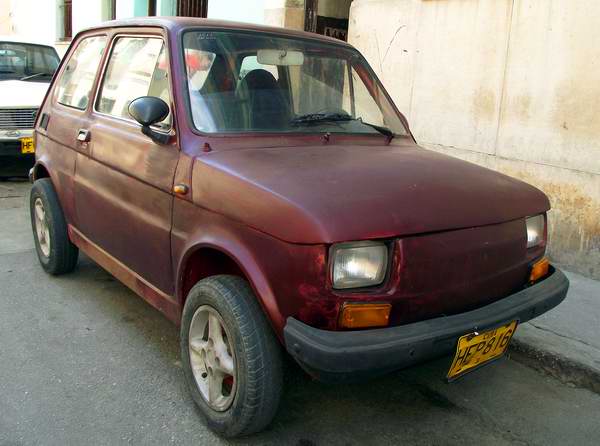 FIAT 126. Porski o polaquito. Foto: Abel Rojas. FIAT 126. Porski o polaquito. Foto: Abel Rojas.