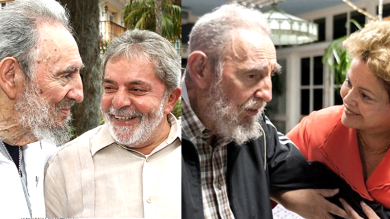 Asistirán Dilma y Lula en Santiago de Cuba a funeral de Fidel. Foto: PT