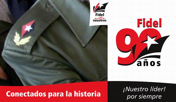 Bien conectados para festejar el cumpleaños 90 de Fidel Bien conectados para festejar el cumpleaños 90 de Fidel