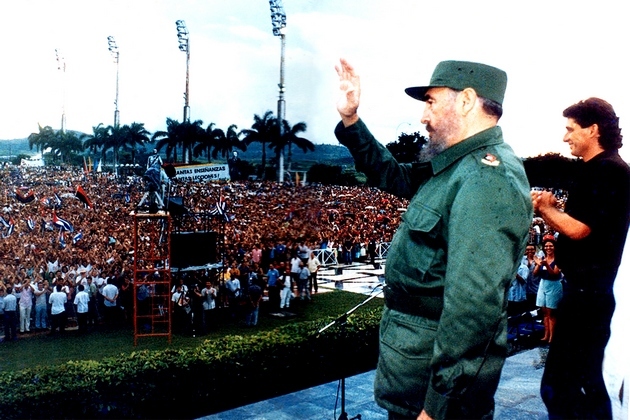 Fidel al frente de un pueblo de ideas 