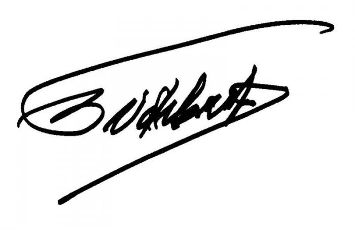 Firma de Fidel Castro Ruz