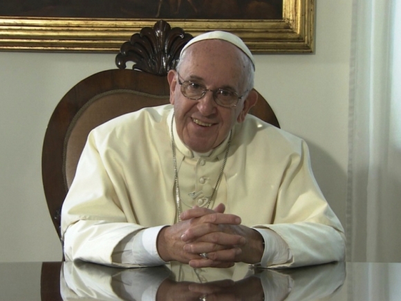 Videomensaje del Papa Francisco al pueblo cubano. Foto: Minrex