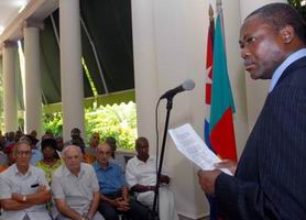 Excelent�simo Se�or Gregoire Laitan Houd� , Canciller de Benin
