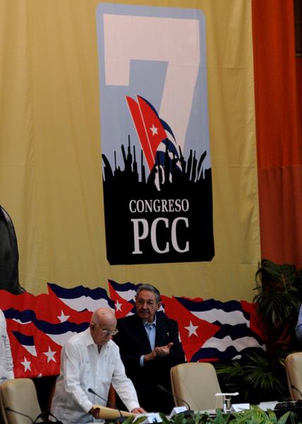 Comenzó el VII Congreso del Partido Comunista de Cuba. Foto: Omara García Mederos.