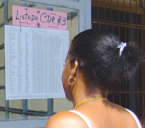 Publican listas de electores para comicios parciales en Cuba Comenzó publicación de listas de electores para elecciones parciales en Cuba