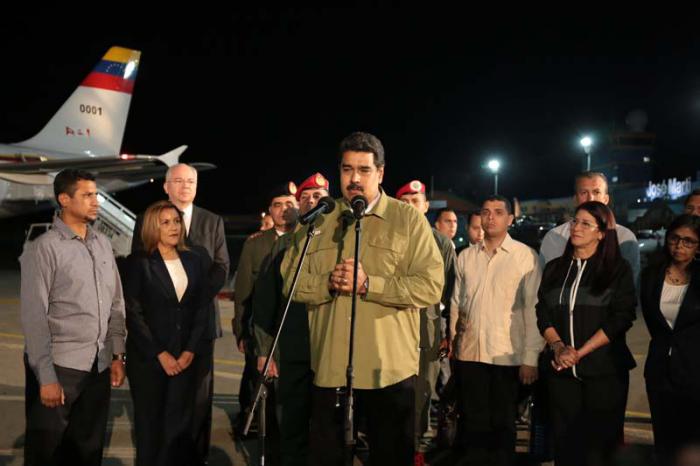 Presidente de Venezuela en Cuba para rendirle tributo póstumo a Fidel. Foto: Yaimí Ravelo