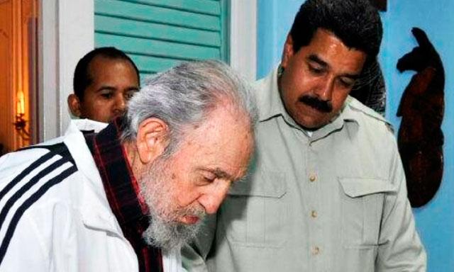 Fidel Castro envía mensaje al Presidente Nicolás Maduro