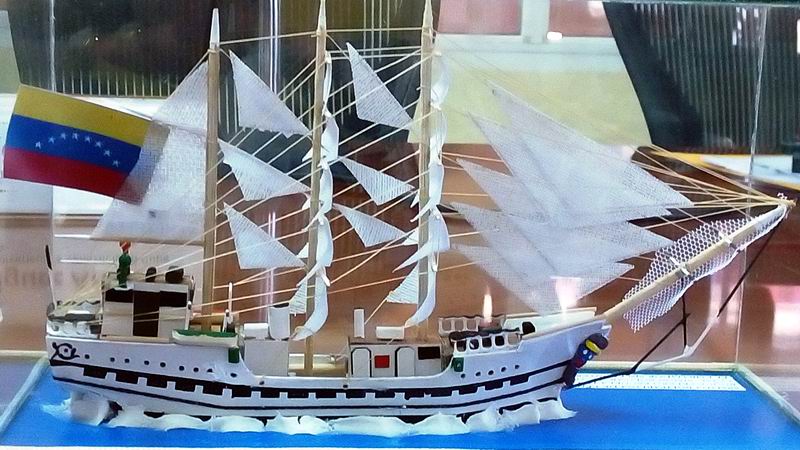 Maqueta del Nav�o. Foto: Ana Isal Vidal D�az.