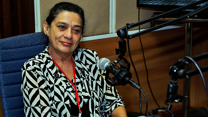 Presidenta del Consejo Mundial de la Paz, Maria do Socorro Gomes.Foto: Serguei Montalvo
