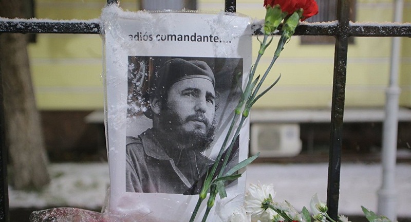 Homenaje a Fidel en Rusia