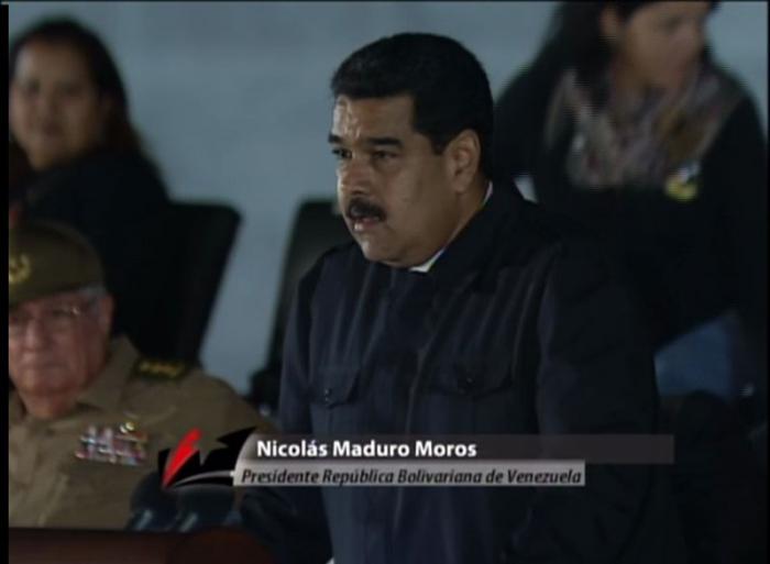 Nicolás Maduro: Fidel no se va, se queda invicto entre nosotros