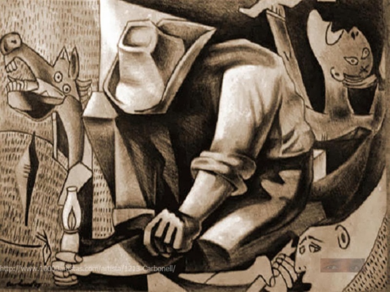 Frustraciones(2009) Nueva visi�n de Guernica. Autor: Ivan Carbonell Guerra ( Cuba )