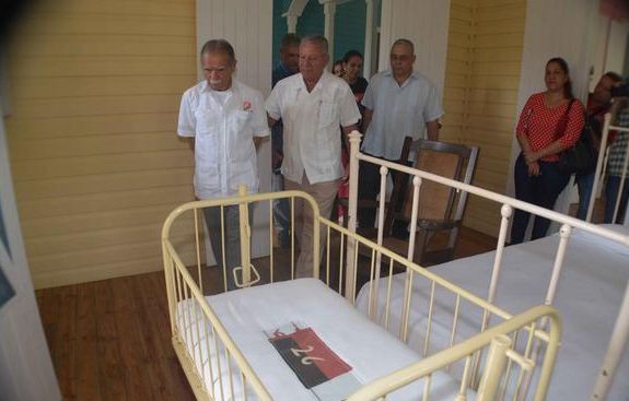  Visita luchador puertorriqueño Oscar López casa natal de Fidel Castro. Foto: Juan Pablo Carreras