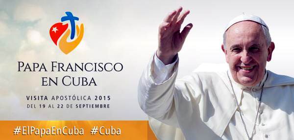 El Papa Francisco será recibido el sábado 19 de septiembre y el lunes 21 en La Habana y Holguín, respectivamente y será despedido el martes 22 en Santiago de Cuba.