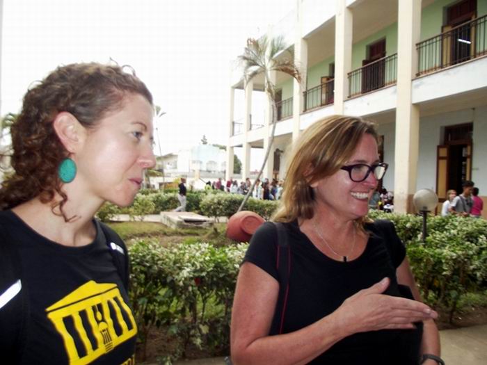 El grupo de estudiantes de la Universidad de Kentucky visitó las ciudades de Santiago de Cuba, Holguín, y Bayamo; y luego del recorrido por Camagüey, continúan rumbo a Trinidad, La Habana y Pinar del Río. Foto: Miozotis Fabelo