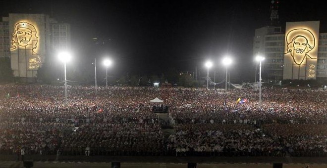 acto de homenaje a Fidel en La Habana    
