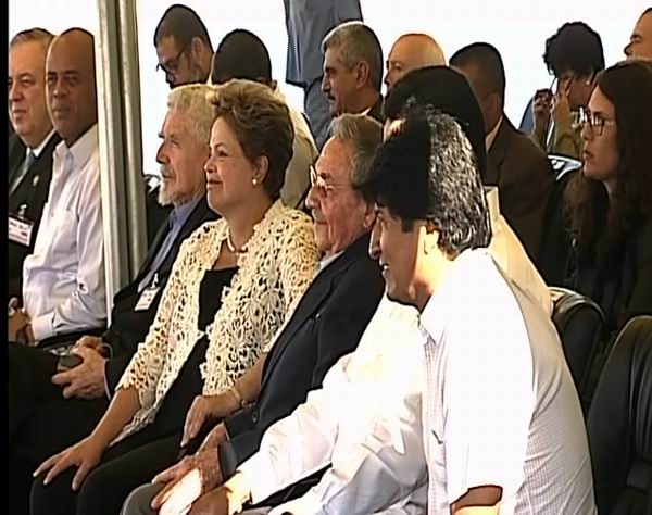 Ra�l Castro y Dilma Rousseff inauguran Zona Especial de Desarrollo del Mariel