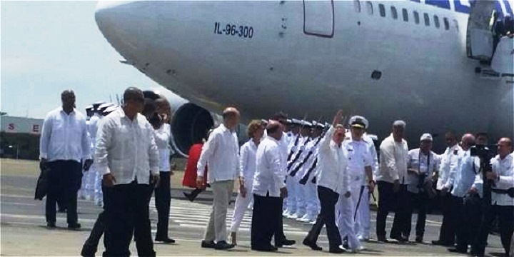 Llegó Raúl Castro a Colombia Llegó Raúl Castro a Colombia