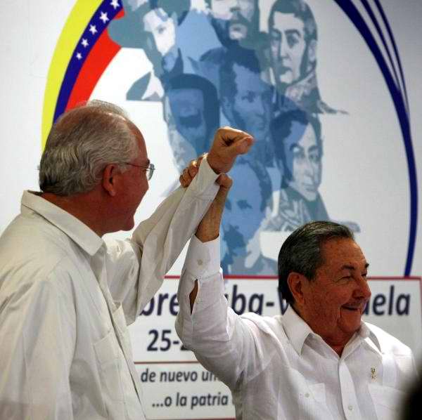 Ra�l Castro y Rafael Ram�rez