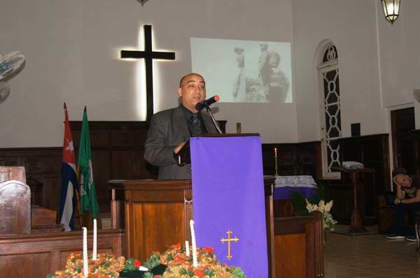 Reverendo Joel Ortega Opico, presidente del Consejo de Iglesias de Cuba. Foto: josé Miguel Solís