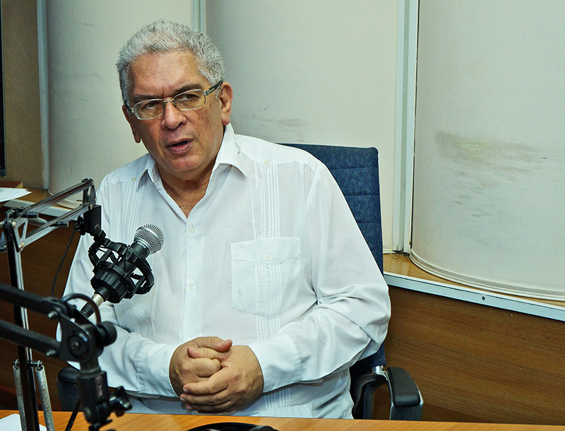 Periodista y diplomático venezolano Roy Alberto Daza, quien integra la Comisión Internacional del Partido Socialista Unido de Venezuela (PSUV). Foto: Serguei Montalvo
