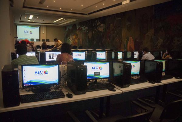 Inauguran sala de prensa para reunión de la AEC en Cuba Inauguran sala de prensa para reunión de la AEC en Cuba
