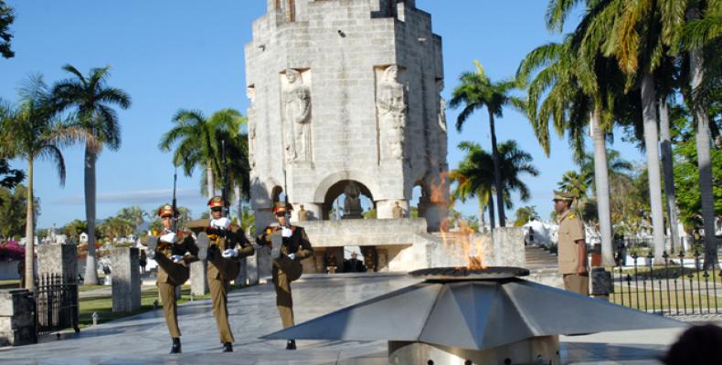 From Jose Marti Mausoleum, “With the light of its ideas