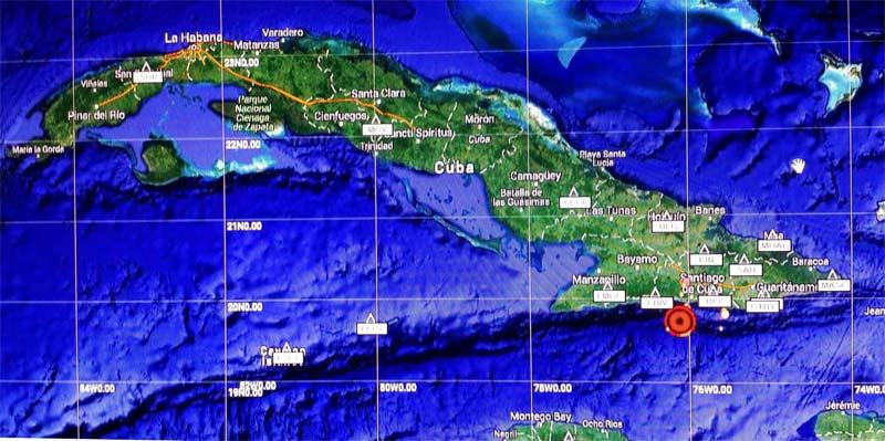 Fuerte temblor de tierra perceptible en Santiago de Cuba y Granma