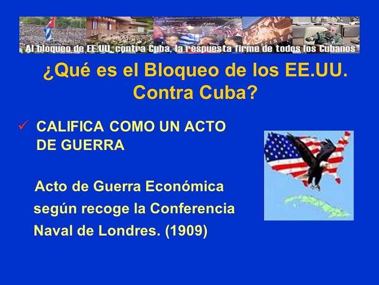 55 años de injusto bloqueo de Estados Unidos contra Cuba