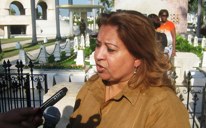 La Secretaria General de la FMC, Teresa Amarelle, ratificó el compromiso de fidelidad al legado del máximo Líder de la Revolución cubana
