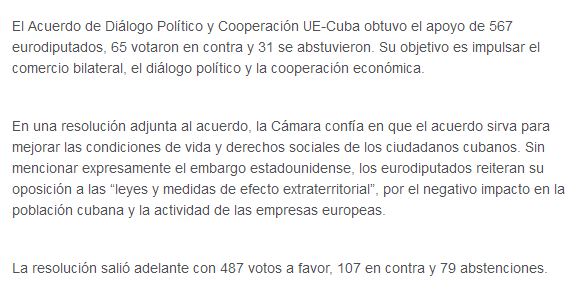 Rechaza Asamblea Nacional del Poder Popular carácter injerencista de resolución del Parlamento Europeo