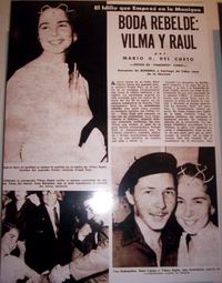 Vilma Esp�n y Ra�l Castro