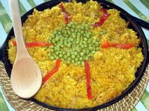 Arroz con pollo.