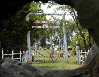 Bosque Martiano de Ariguanabo en su aniversario Entrada al Bosque Martiano de Ariguanabo