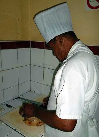 Ranchón Las Tunas. Raciel Rivero, cocinero Ranchón Las Tunas. Raciel Rivero, cocinero