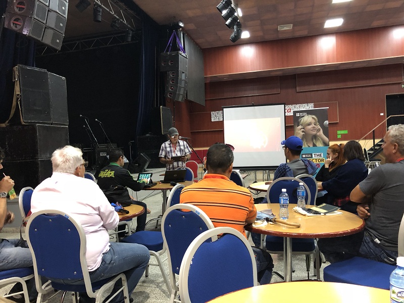 Sesion� en La Habana Taller sobre Presentaciones Musicales en Vivo