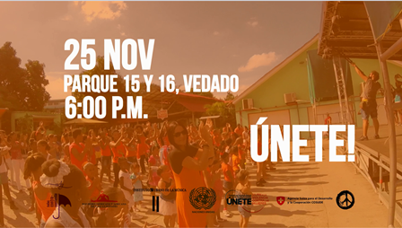 Flash mob en Cuba para promover la No violencia de género Flash mob en Cuba para promover la No violencia de género