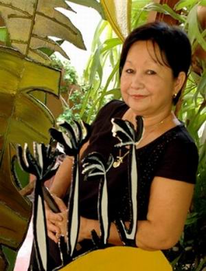 Flora Fong. Cuban painter Flora Fong. Cuban painter