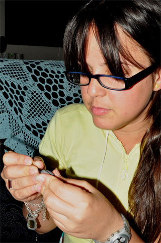 La artista Grethell Rasúa. La artista Grethell Rasúa.