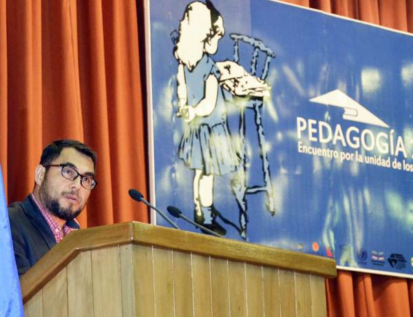 Asiste Díaz-Canel a la clausura de Pedagogía 2015. Foto: Abel rojas Barallobre.