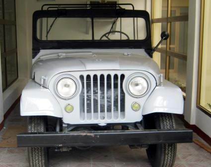 Se exhibe el jeep utilizado por el Comandante Juan Almeida Bosques. Foto Carlos Sanabia Se exhibe el jeep utilizado por el Comandante Juan Almeida Bosques. Foto Carlos Sanabia