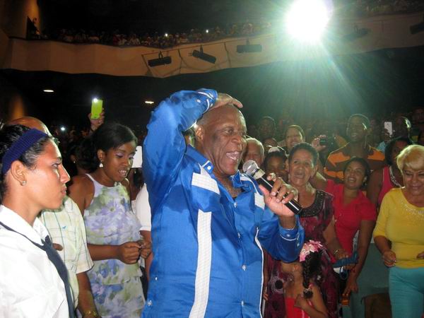 Durante su permanencia en Santiago de Cuba el Padre del Merengue ofreció dos  Conciertos en el Complejo Cultural Heredia. Foto: Sergio Martínez