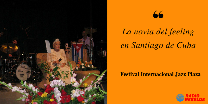 Omara Portuondo Opens Jazz Plaza in Santiago de Cuba