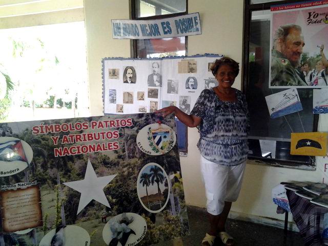 Secretaria Docente Mar�a Benita Rodr�guez P�rez. Foto: Isel Quintana