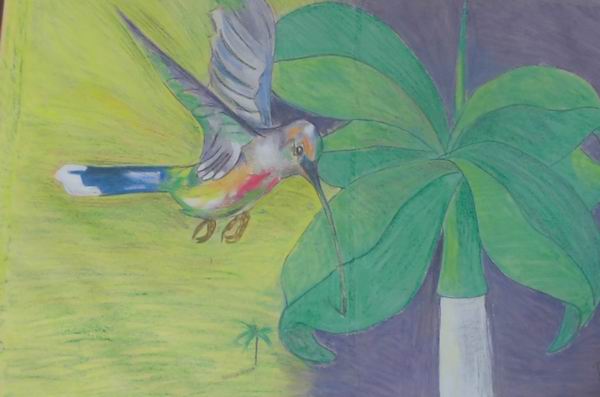 Empleo el colibrí porque me resulta muy atractivo desde el punto de vista plástico, señaló Machuty. Empleo el colibrí porque me resulta muy atractivo desde el punto de vista plástico, señaló Machuty.