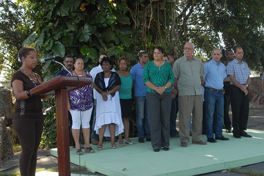 Tributo en el aniversario 137 de la Protesta de Baragu�